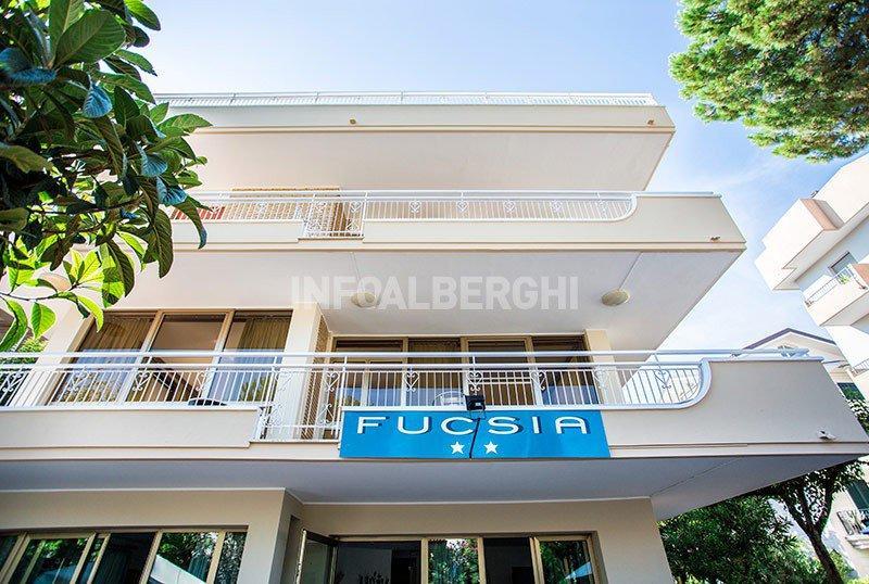 Hotel Fucsia Riccione Exterior foto