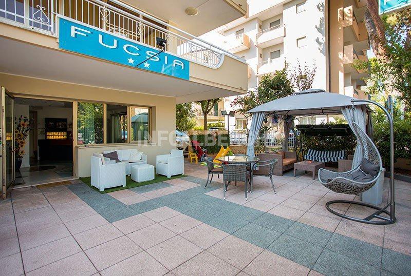 Hotel Fucsia Riccione Exterior foto
