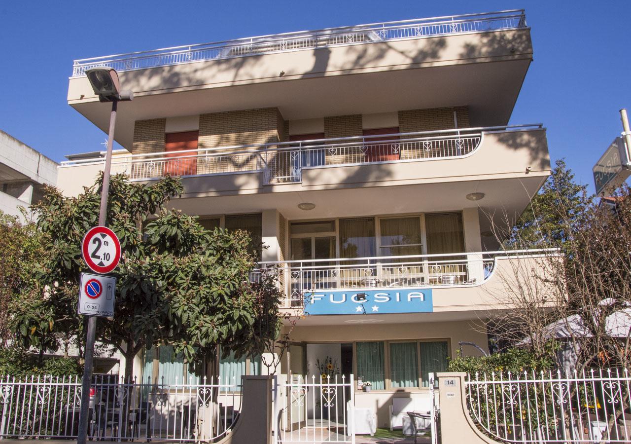 Hotel Fucsia Riccione Exterior foto